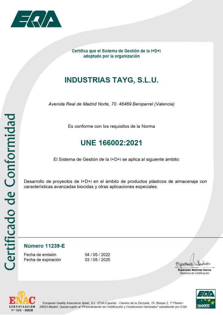 Certificado IDi no11239 E valido hasta 20250503 page 0001